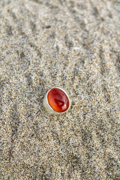 Anillo Naia Cornalina