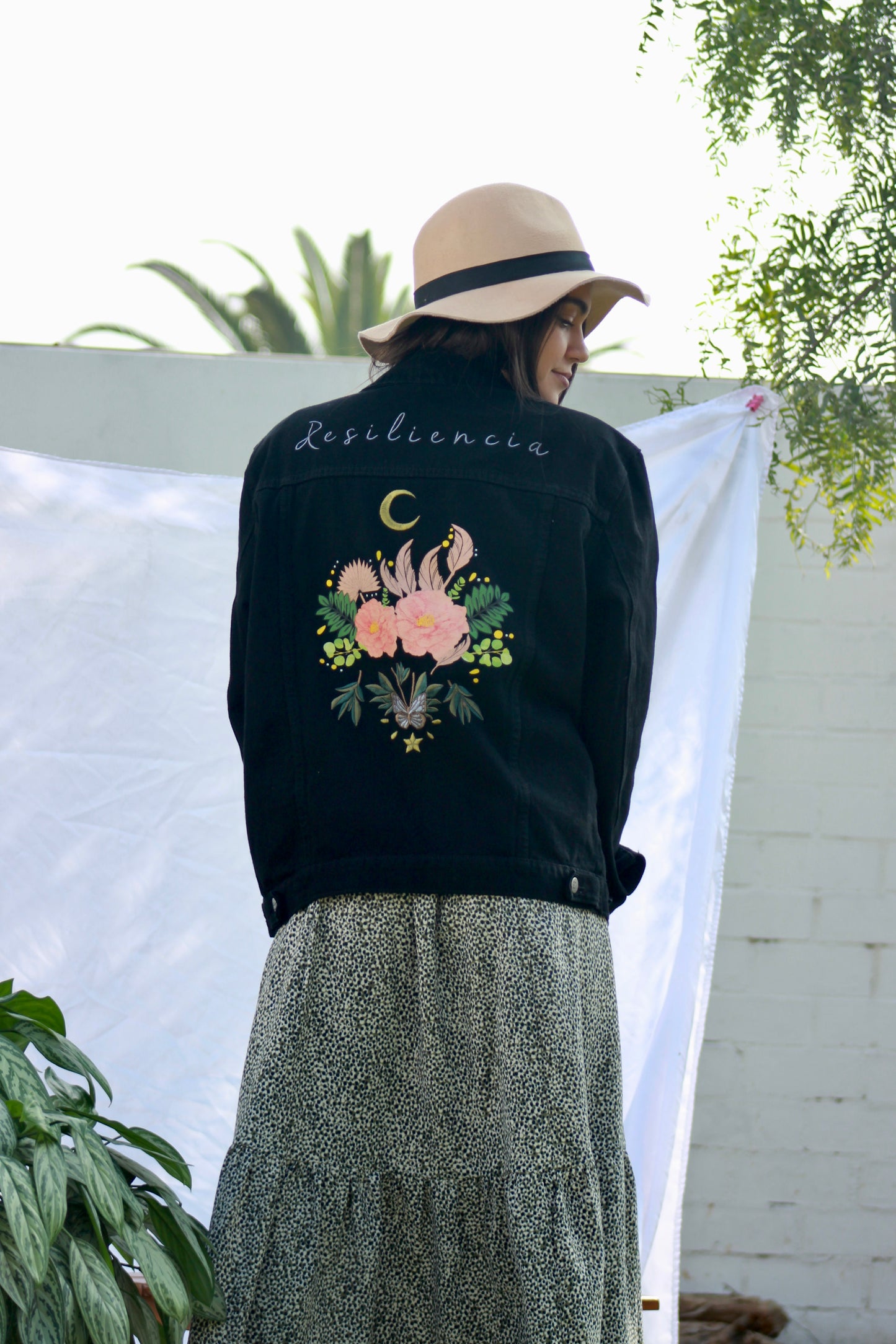 Black Denim Jacket Resiliencia